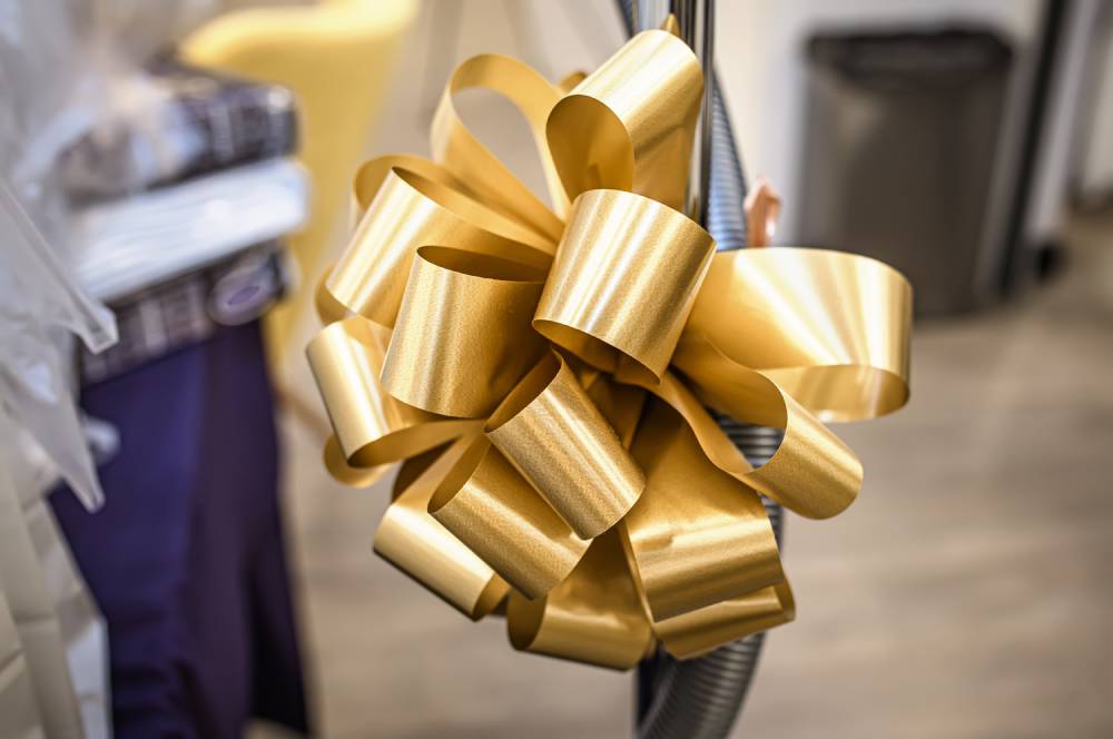 Customised ribbon Singapore for branded corporate gift packaging