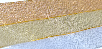 Gold and silver metallic ribbons in Singapore for elegant packaging and crafts